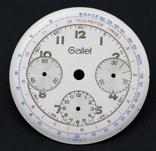 GALLET Quadrante dial cadran esfera cronografo vintage Valjoux 72 Chronograph