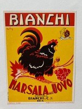 M119 ETICHETTA MARSALA ALL'UOVO BIANCHI & C. BRA -  LABEL - ETIQUETTE
