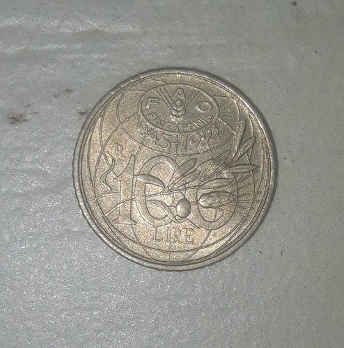 Moneta 100 lire 1995 fao - 100,
