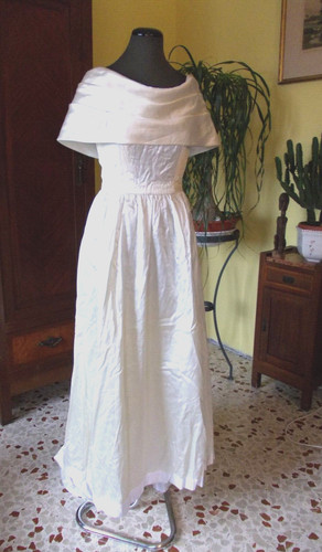 Abito sposa vintage - in, raso