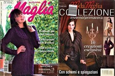 LAVORI A PUNTO CROCE: MODA, CASA, CUCINA, TEMPO LIBERO - LOTTO 10 GIORNALI