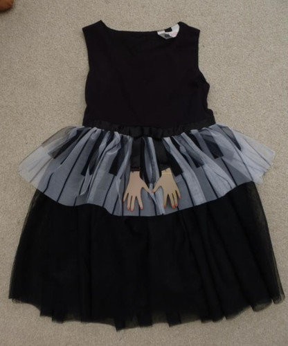 Abito tutu nero - abito, mani