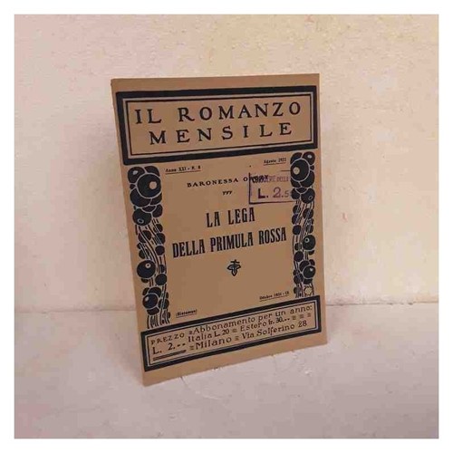 Romanzo mensile 1931 la - romanzo,