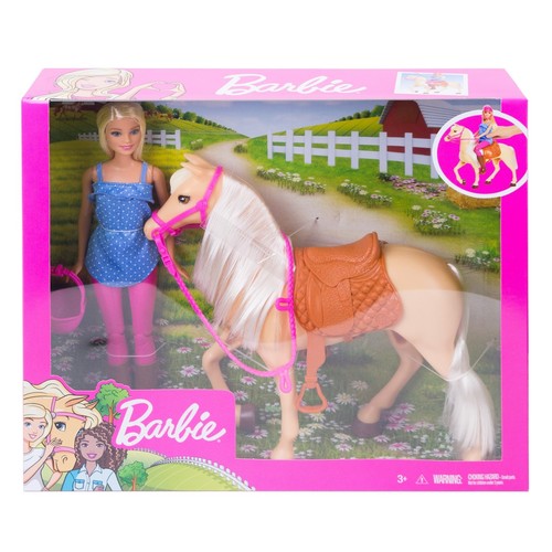 Barbie bambola con - , cavallo