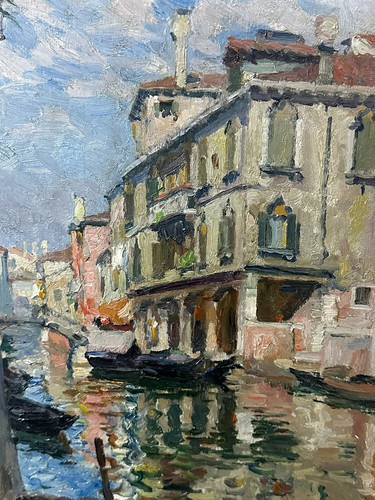 Antico dipinto olio venezia - antico,