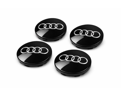 Coprimozzo audi nero lucido - coprimozzo,