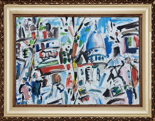 Place des peintres - des, peintres",gouache
