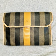 Pochette vintage Fendi Pequin