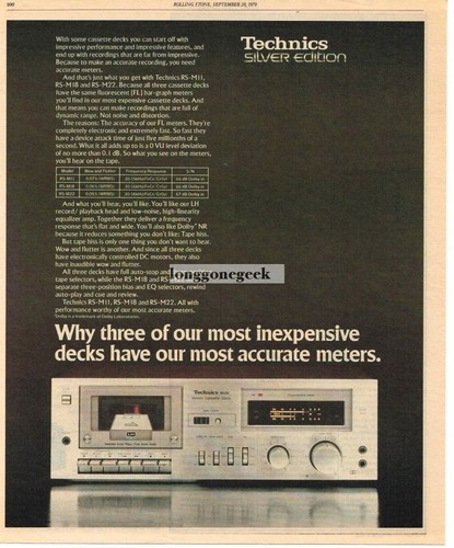 Technics m22 1979 tape deck - 1979,