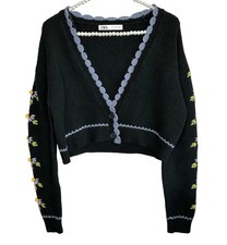 Cardigan Zara ricamato