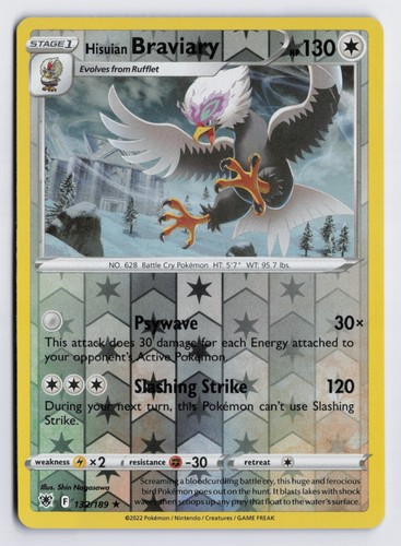 Hisuian braviary swsh10 - hisuian,