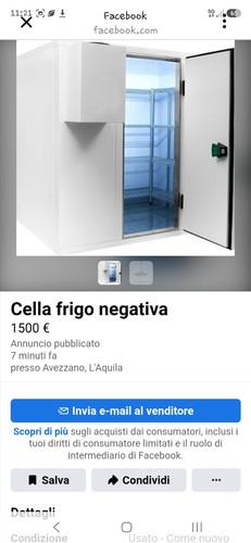 Cella frigo negativa ideale - cella,