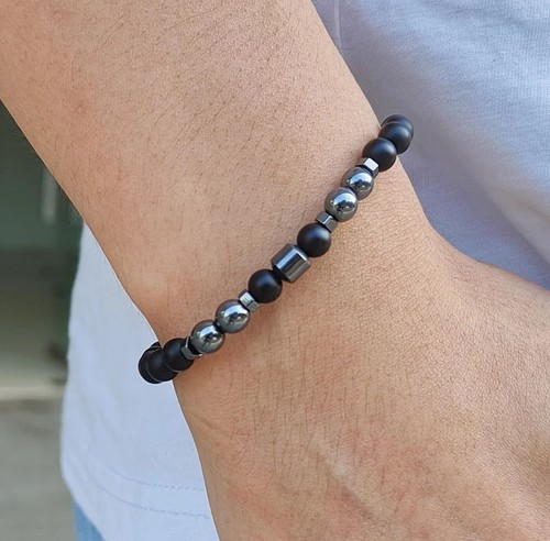 Bracciale pietra naturale - in,