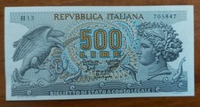 500 LIRE ARETUSA