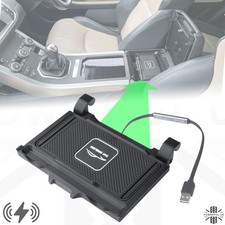 Vassoio di ricarica telefono wireless per Range Rover Evoque 14-18 archiviazione caricatore USB QI