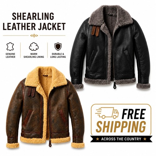 Giacca uomo pelle shearling