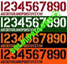 kit nome + numero x maglia