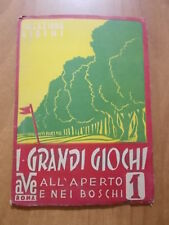 Collezione Giochi n. 1 I GRANDI GIOCHI ALL'APERTO E NEI BOSCHI anni '40/50