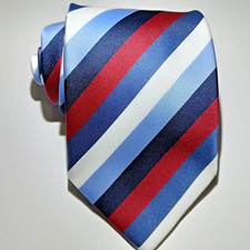 Zarlini Cravatta in Seta Rifinita a Mano Made in Italy Multicolore Uomo Elegante