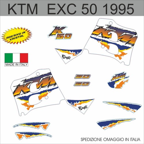 Ktm exc 1995 kit grafiche - kit,