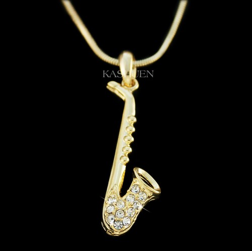 Collana musicale strass di - in,