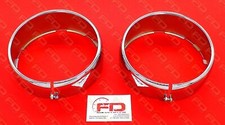 Coppia cornici ghiere cromate - cornici,
