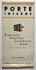 Brochure - Porte Interne - Stabilimento Industriali Lavorazione Legno - Anni '50