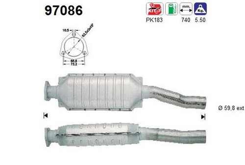 135 catalizzatore per - 99,