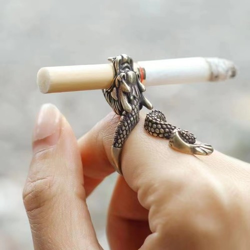 Metal smoker finger clip - smoker,