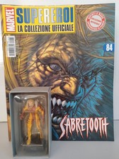 MARVEL LA COLLEZIONE UFFICIALE N° 84 SABRETOOTH STATUETTA + FASCICOLO EAGLEMOSS