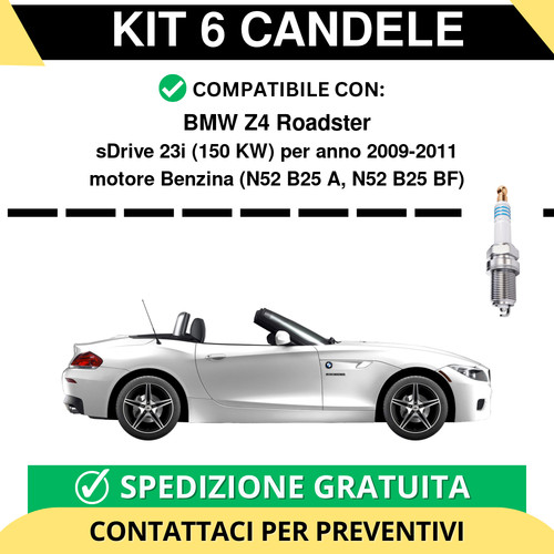 Kit candele per bmw z4 - kit,