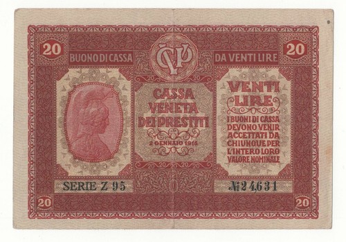 Lire buono cassa veneta - 20,