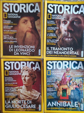 Lotto 4 riviste STORICA National Geographic