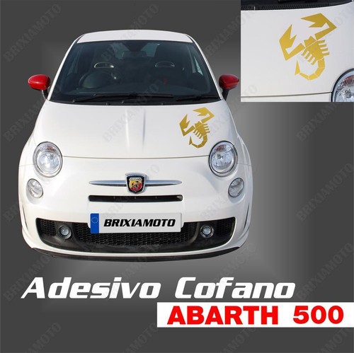 Adesivo cofano logo abarth - adesivo,