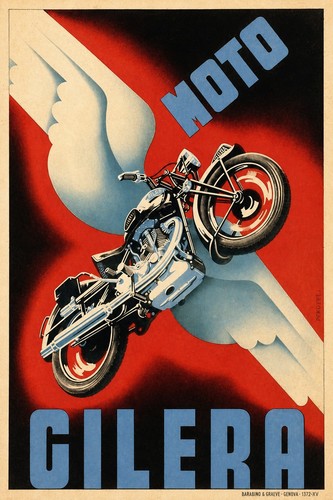 Poster moto epoca - d'epoca,