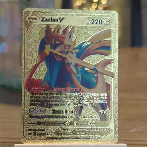 Carta pokemon zacian rara - zacian,
