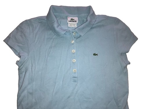 Polo lacoste blu chiaro - blu,