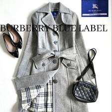 Cappotto di lana Burberry Blue