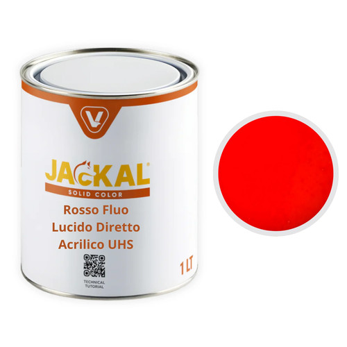 Vernice rosso fluo lucido - rosso,