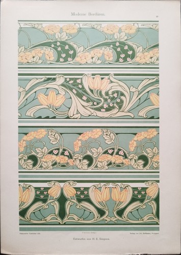 Antica stampa colori 1900 - antica,