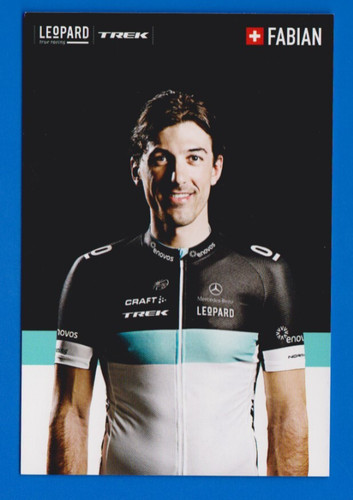 Cyclisme carte cycliste fabian - carte,