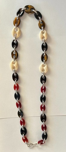 Collana corniola avorio - in, corniola,
