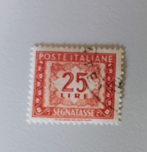 Lire francobollo poste - 25,
