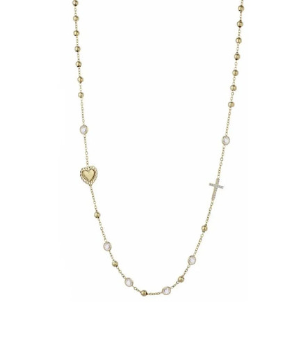 Collana donna acciaio - collana,
