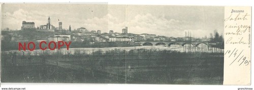 Bazzano 1905 panorama - bazzano,,