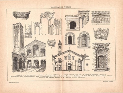 Stampa antica architettura