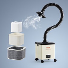 VEVOR Aspiratore Fumi di Saldatura 100 W Filtro a 3 Strati Flusso Aria 240 m³/h