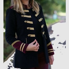 Giacca militare donna lana