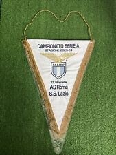 Pennant Gagliardetto LAZIO ROMA Match Worn Banderin Indossata No Maglia