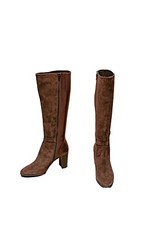 Stivali Donna Vera Pelle Marroni Rinaldo Ferrari n. 37,5 Tacco 8 cm